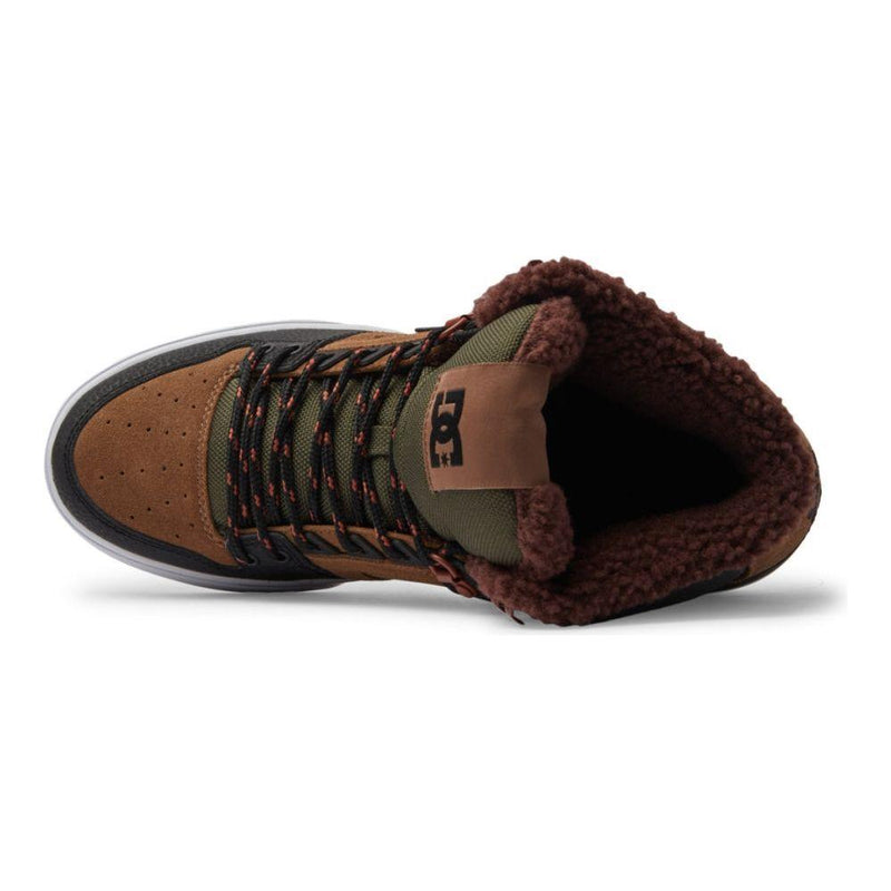 DC - PURE HIGH-TOP WC WNT - BROWN/BROWN/GREEN - Winterschuh