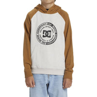 DC - DC CORPO RAGLAN PH BOY - SNOW HEATHER/CHIPMUNK - Hoodie