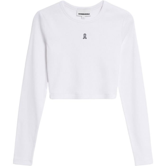 Armed Angels - Jaalitaa Logo - White - Fashion Top