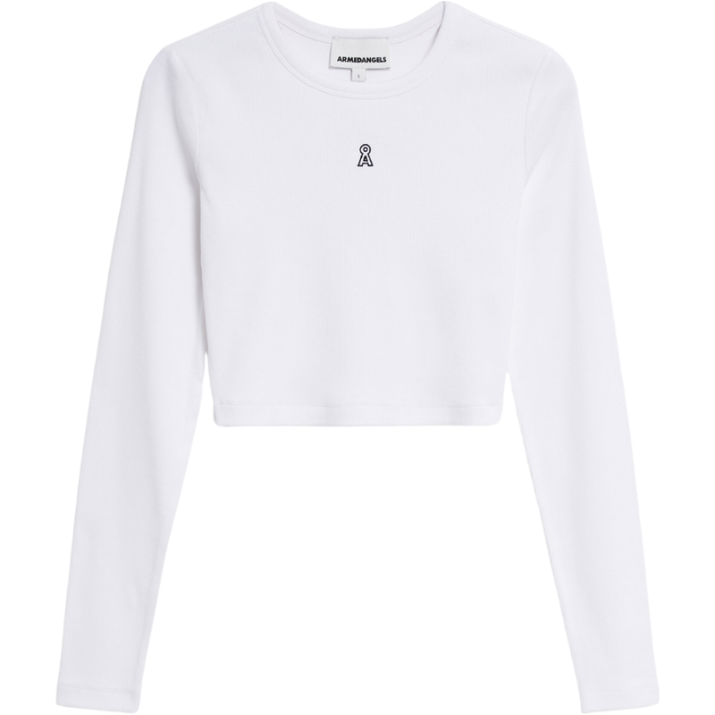 Armed Angels - Jaalitaa Logo - White - Fashion Top