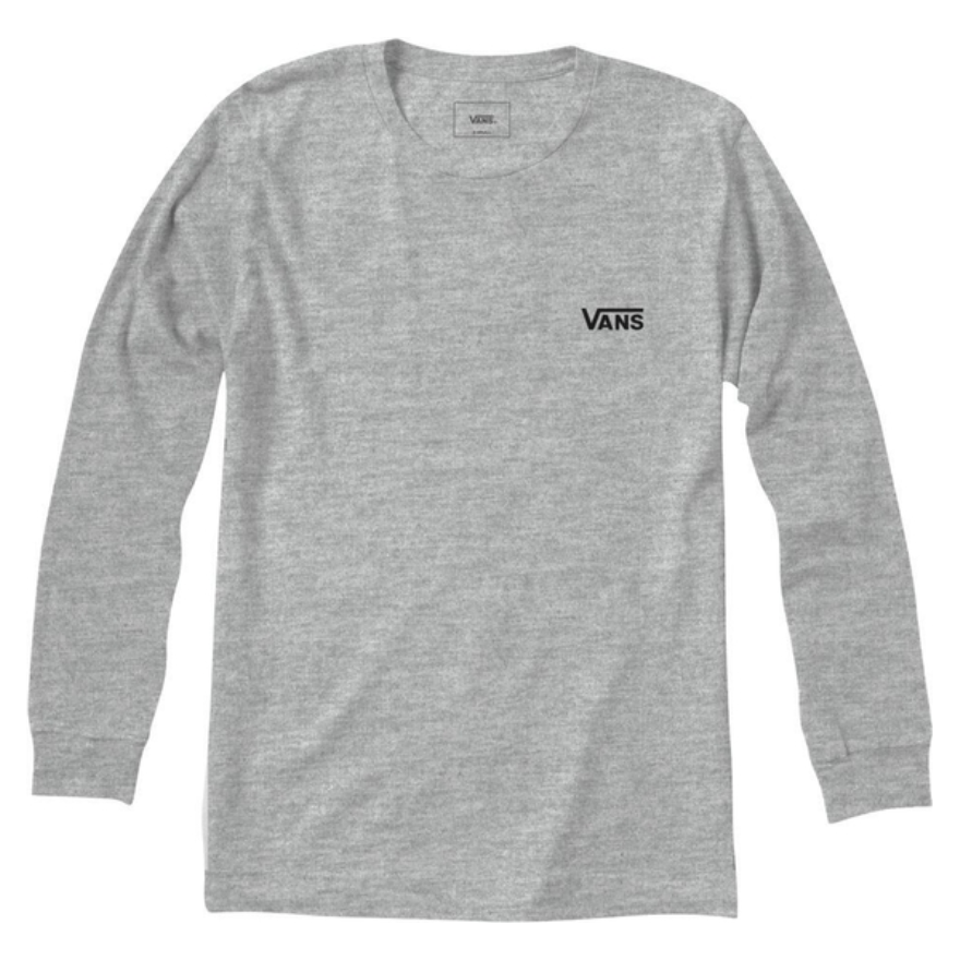 Vans - MN Left Chest Hit LS  - Athletic Heather - T-Shirt Langarm