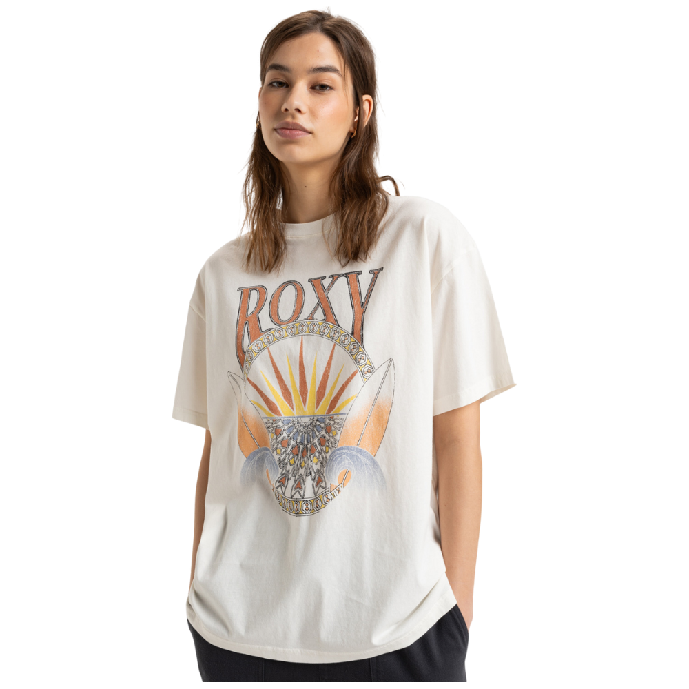 Roxy - Dreamers Women C - Egret - T-Shirt