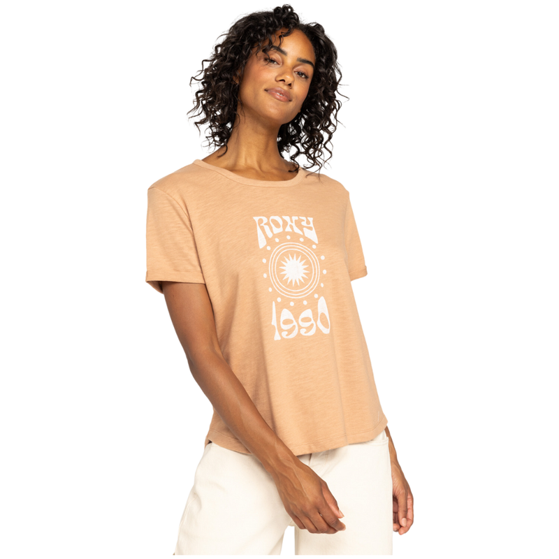 Roxy - Ocean After C - Camel - T-Shirt