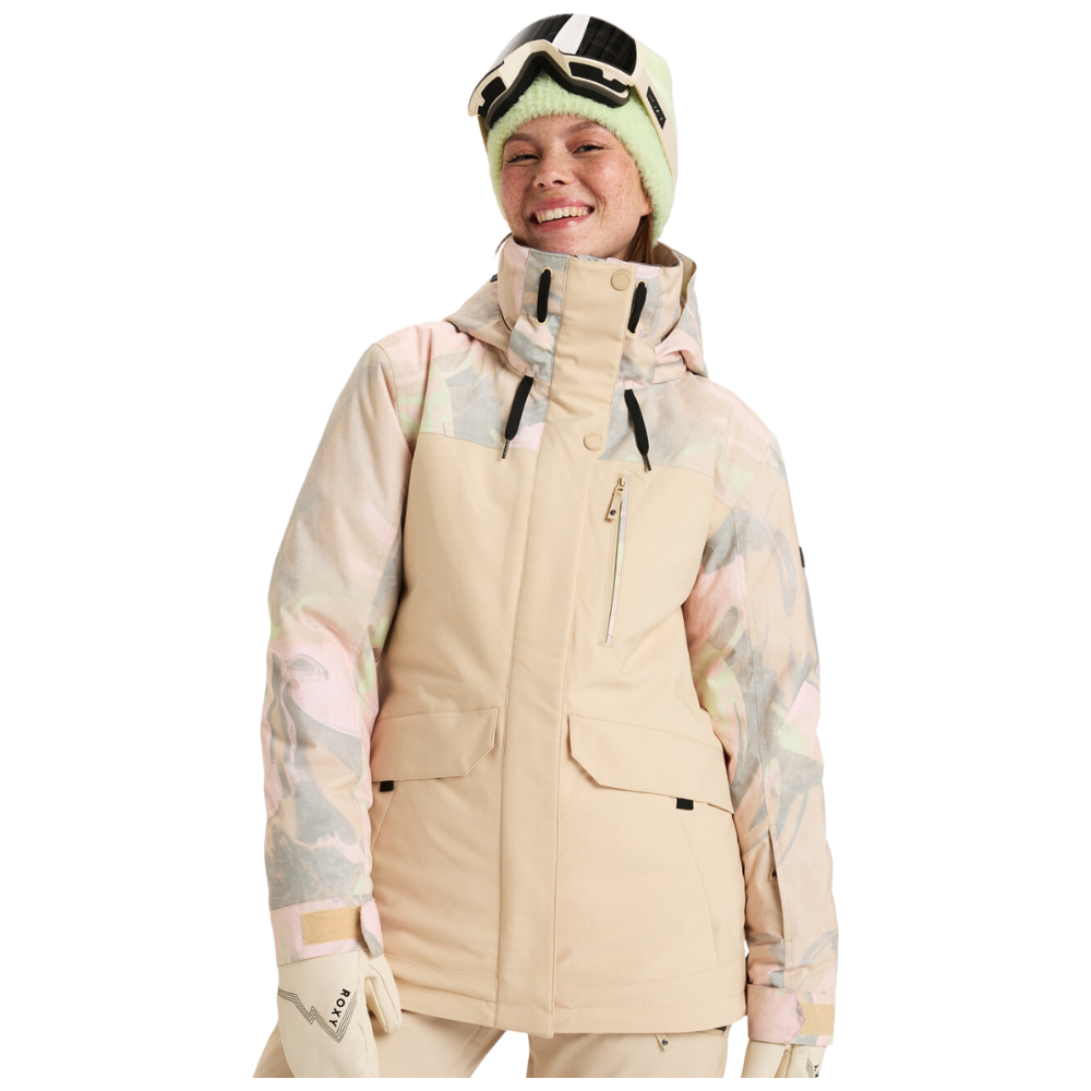 Roxy - Dawnrae Parka JK - Pebble Swirl - Snowboard-Jacke