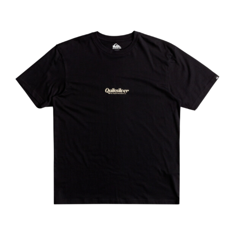 Quiksilver - Qs Simple Lettring Ss - Black - T-Shirt