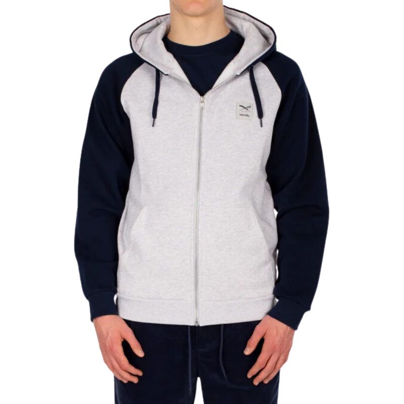 Iriedaily - De College 2 Zip Hood  - ash heather - Zip Hoodie