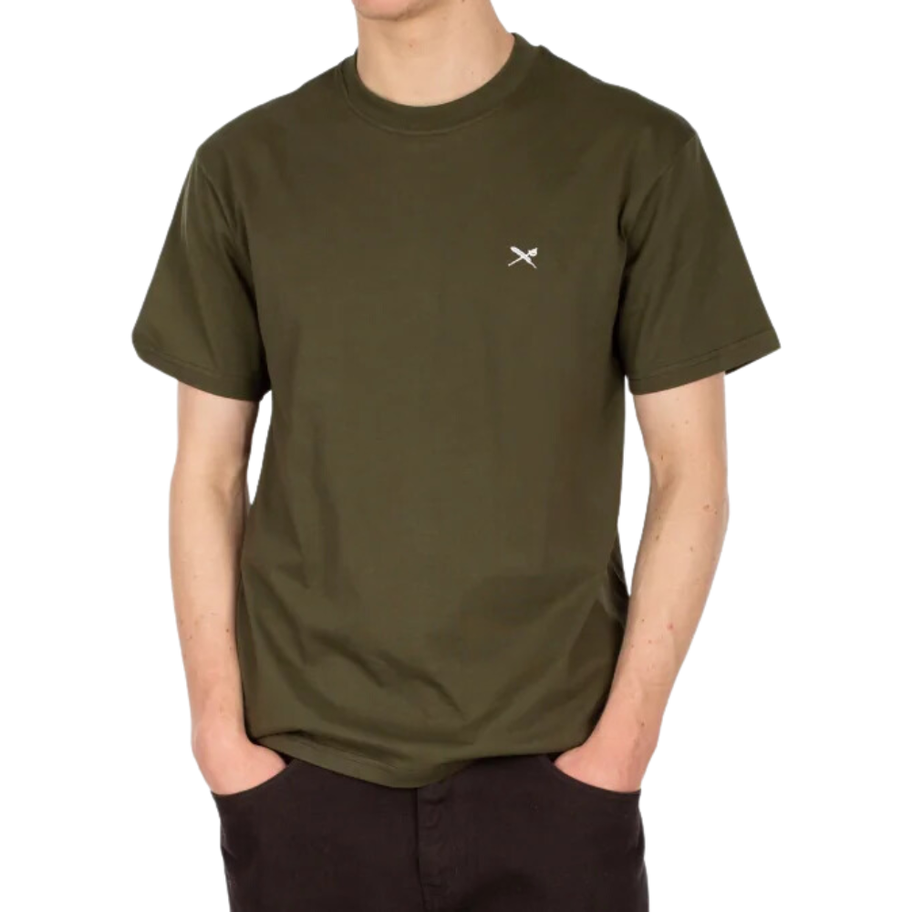 Iriedaily - Mini Flag Relaxed Tee  - warm olive - T-Shirt