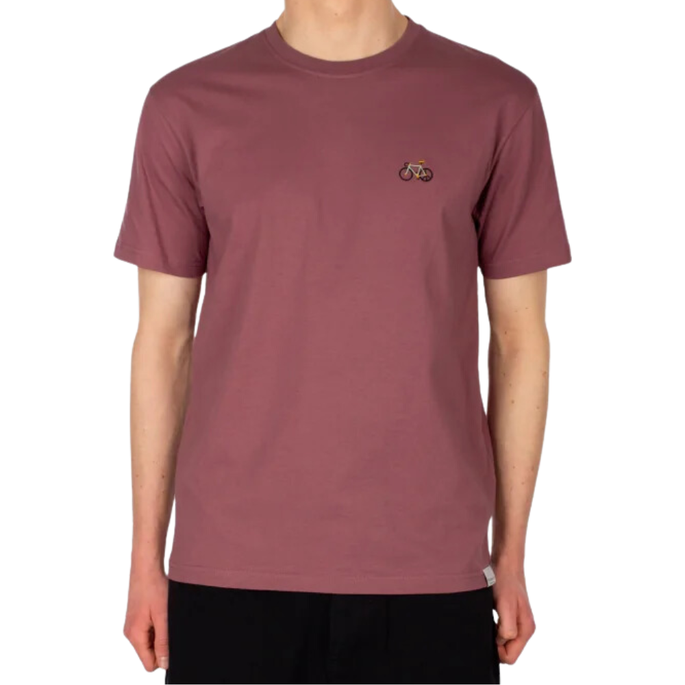 Iriedaily - Peaceride Emb Tee  - plum - T-Shirt