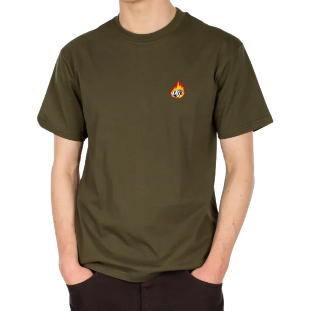 Iriedaily - Flaming Dices T-Shirt  - warm olive - T-Shirt