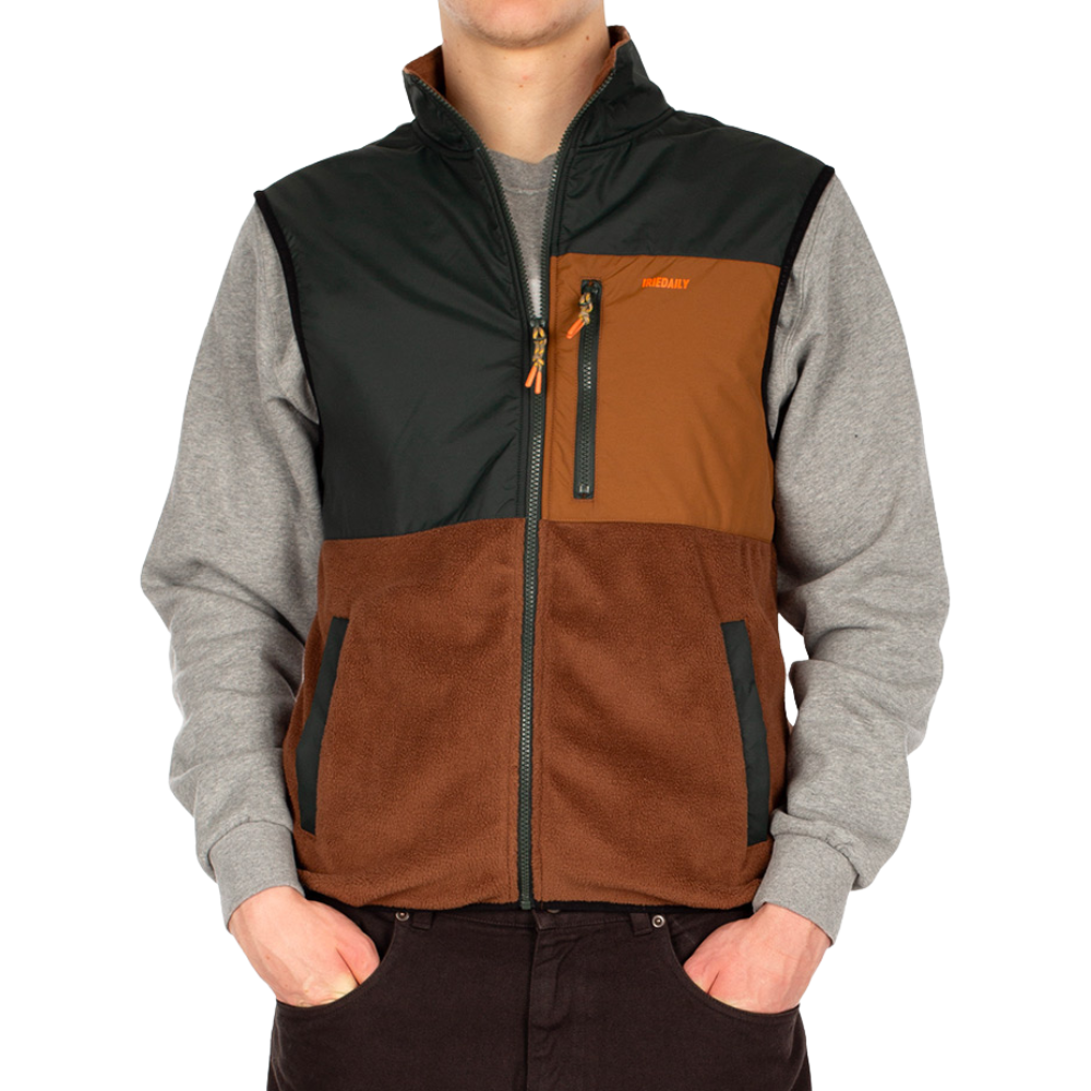 Iriedaily - Auf Deck Fleece Vest  - nightforest - Fleece Weste