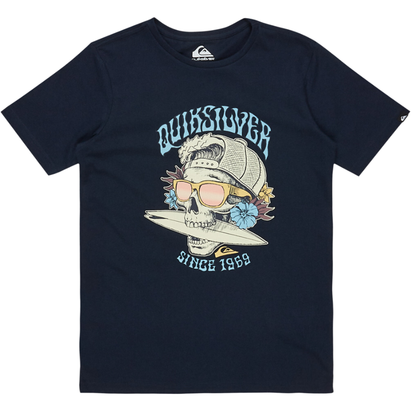 Quiksilver - Qs Skull 69 Yth - Navy Blazer - T-Shirt