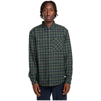 Element - Ivy LS - Deep Forest Plaid - Langarmhemd