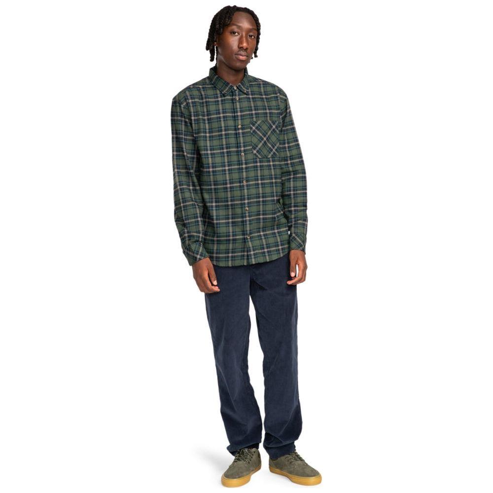 Element - Ivy LS - Deep Forest Plaid - Langarmhemd