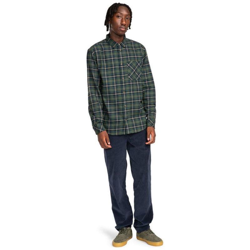 Element - Ivy LS - Deep Forest Plaid - Langarmhemd