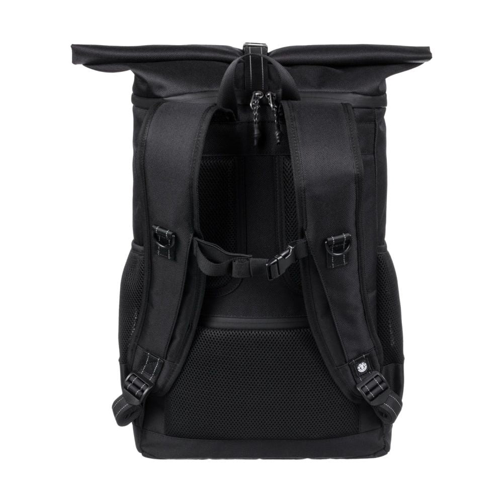 Element - Ground Skate Roll Top - Flint Black - Skate-Rucksack