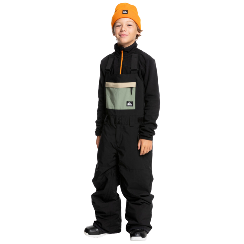 Quiksilver - Mash Up Youth Bib - True Black - Snowboard-Latzhose