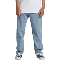 Quiksilver - Dna Beach Denim Pant Youth - 2001 Stone Wash - Straight Fit Pant