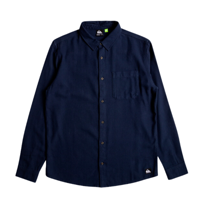 Quiksilver - Solid Motherfly - Navy Blazer - Langarmhemd