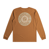 Quiksilver - Bloom Cycle Ls - Bone Brown - T-Shirt Langarm