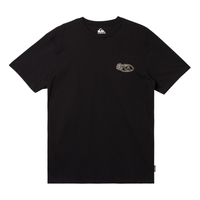 Quiksilver - Right Point Mor - Black - T-Shirt