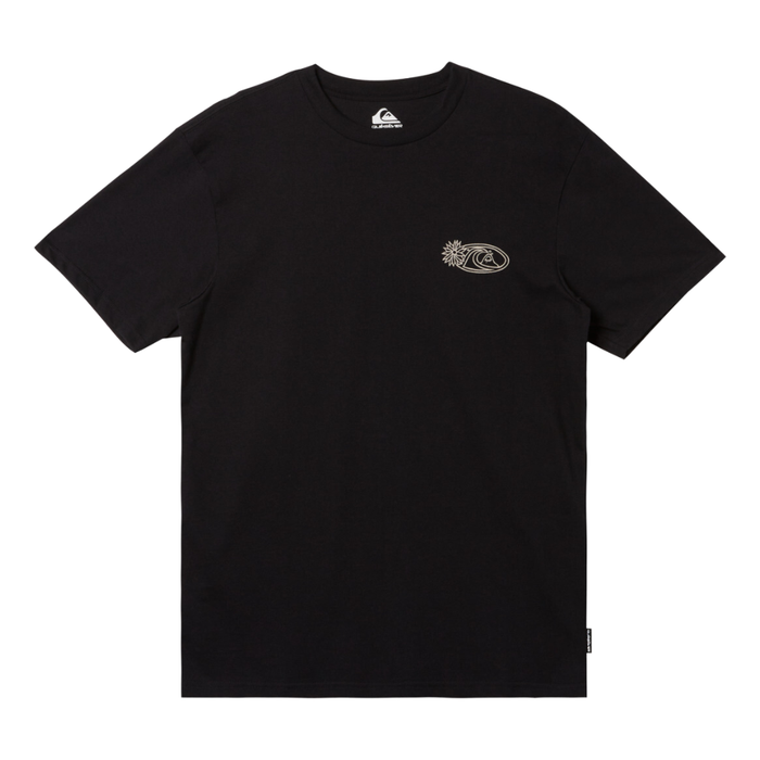 Quiksilver - Right Point Mor - Black - T-Shirt