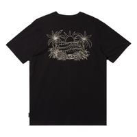 Quiksilver - Right Point Mor - Black - T-Shirt