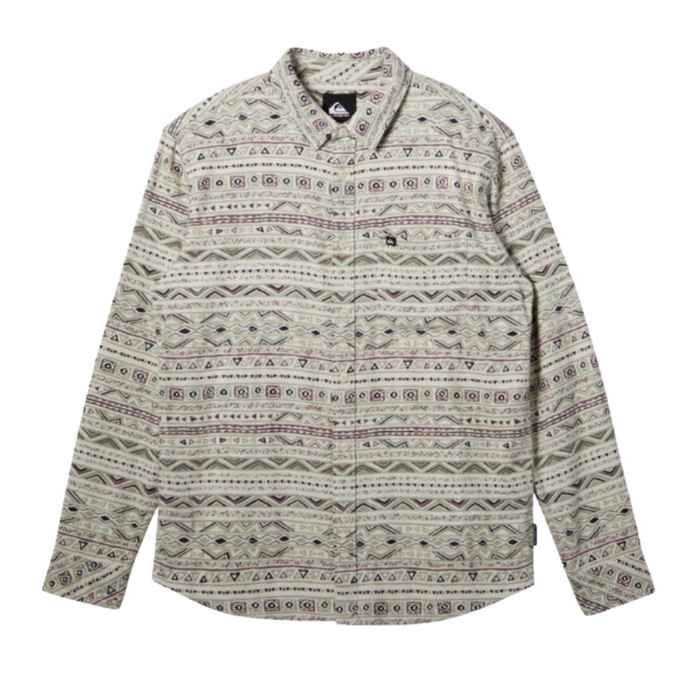 Quiksilver - Aop Classic Flannel - Desertsage Aop Classic Fl - Langarmhemd