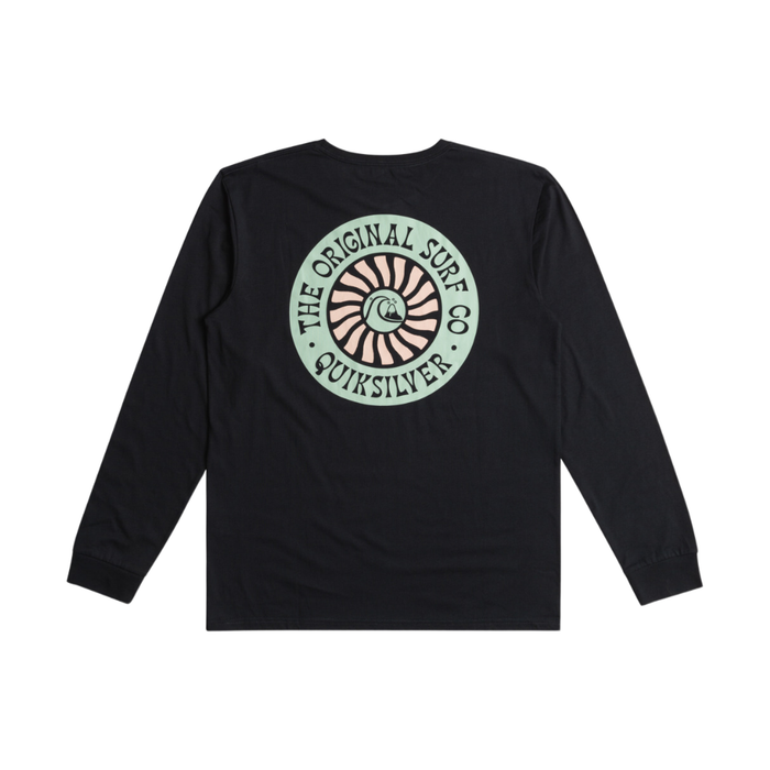 Quiksilver - Bloom Cycle Ls - Black - T-Shirt Langarm