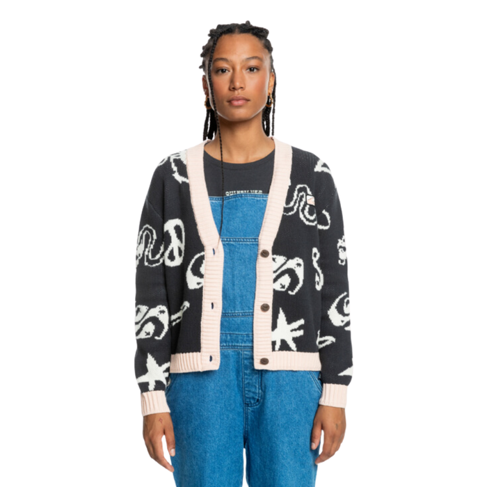 Quiksilver - Uni Cardigan - Tarmac Fun Zone - Strickjacke