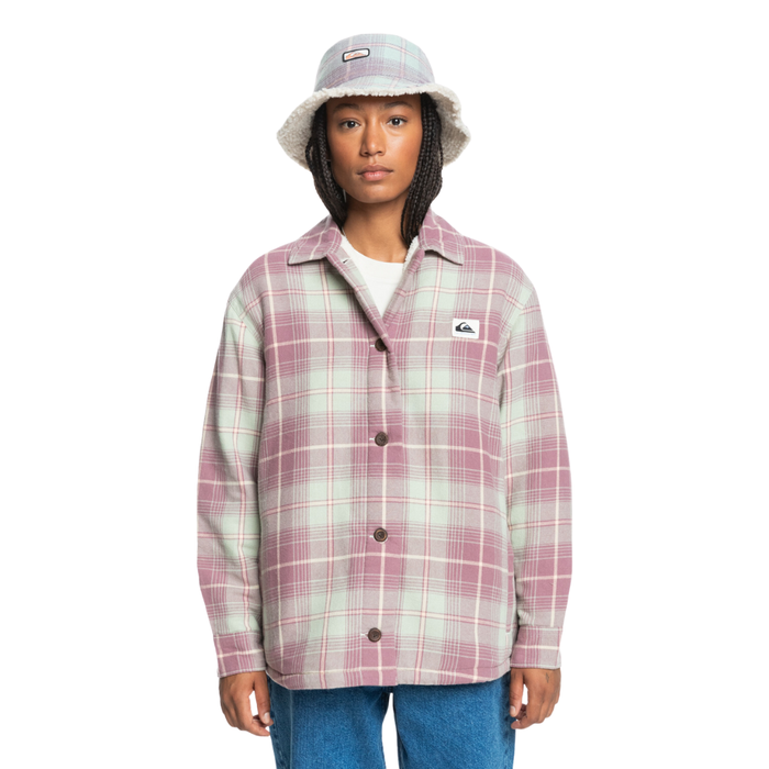 Quiksilver - Uni Plaid Overshirt - Grape Shake Uni Plaid Overshir - Langarmhemd