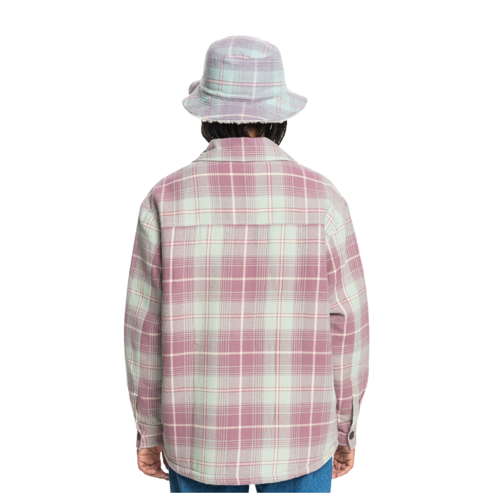 Quiksilver - Uni Plaid Overshirt - Grape Shake Uni Plaid Overshir - Langarmhemd