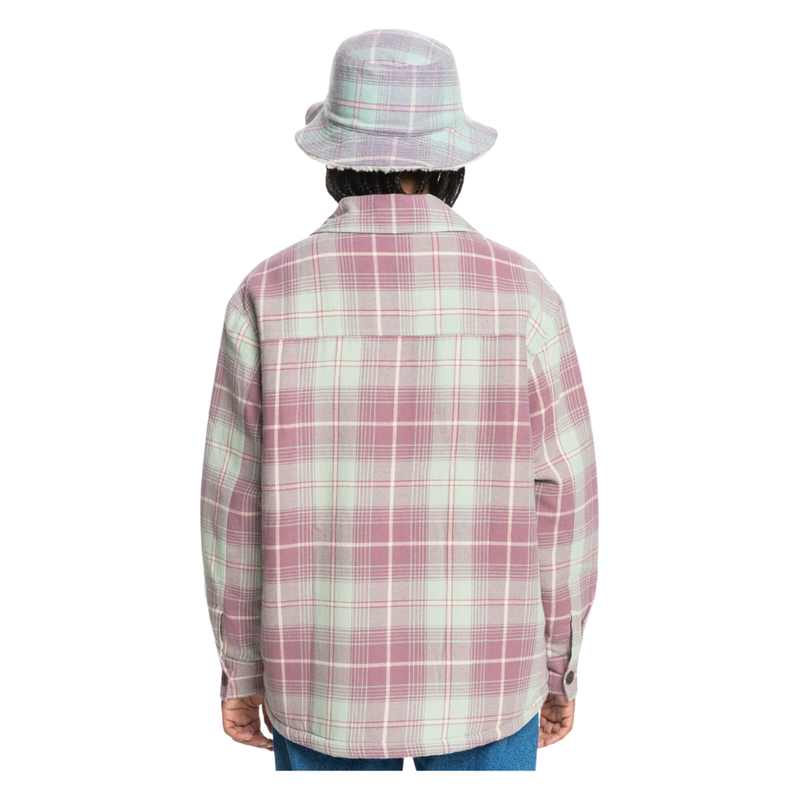 Quiksilver - Uni Plaid Overshirt - Grape Shake Uni Plaid Overshir - Langarmhemd