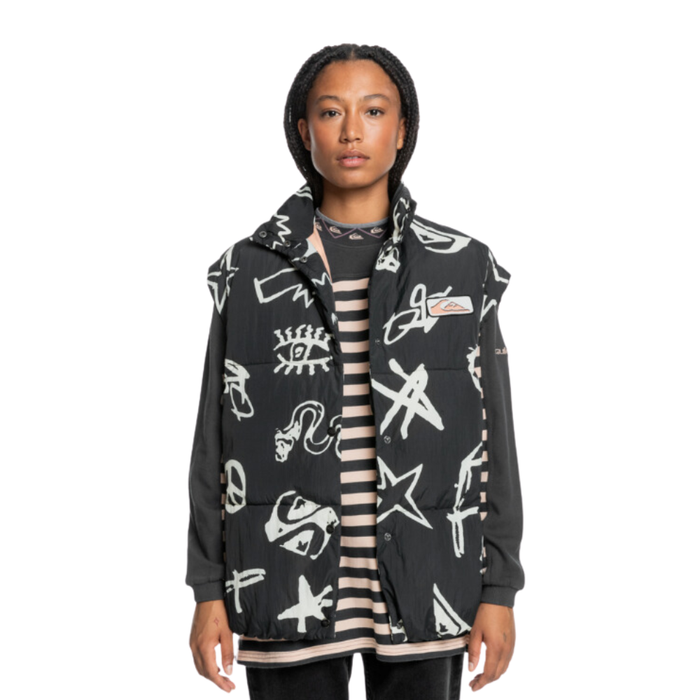 Quiksilver - Uni Sl Puff Jacket - Tarmac Fun Zone - Weste