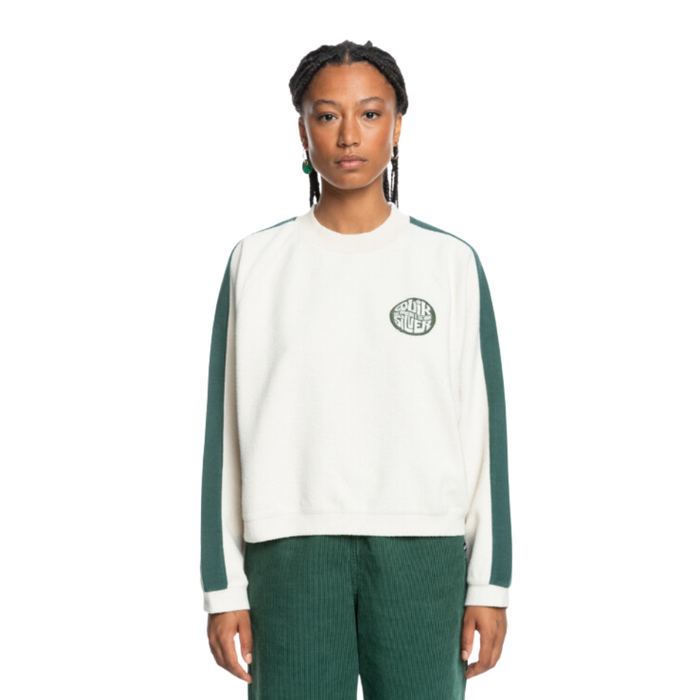 Quiksilver - Uni Crew Block Screen - Birch - Crew Sweater