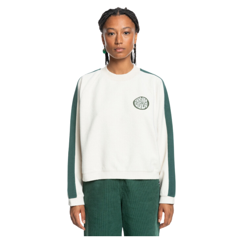 Quiksilver - Uni Crew Block Screen - Birch - Crew Sweater