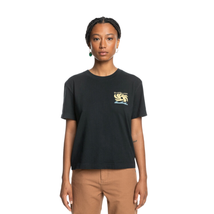 Quiksilver - Uni Screen Ss Tee - Black - T-Shirt