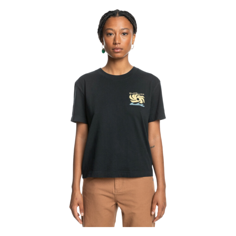 Quiksilver - Uni Screen Ss Tee - Black - T-Shirt