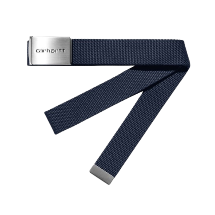 Carhartt - Clip Belt Chrome - Air Force Blue - Textilgürtel