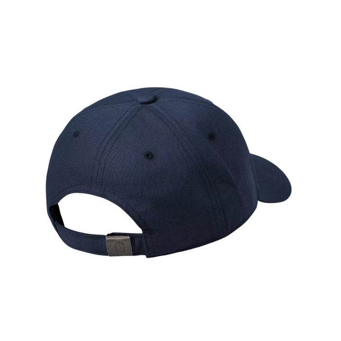 Carhartt - Canvas Script Cap - Air Force Blue / Malbec - Fitted Cap