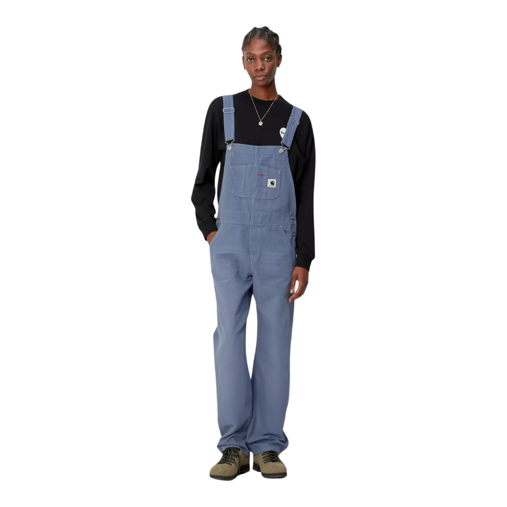 Carhartt - W Bib Overall Straight - Blue - Latzhose Lang