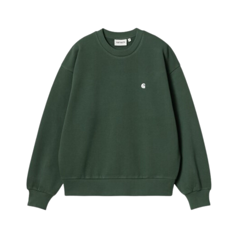 Carhartt - W Casey Sweatshirt - Sycamore Tree / Silver - Crew Sweater