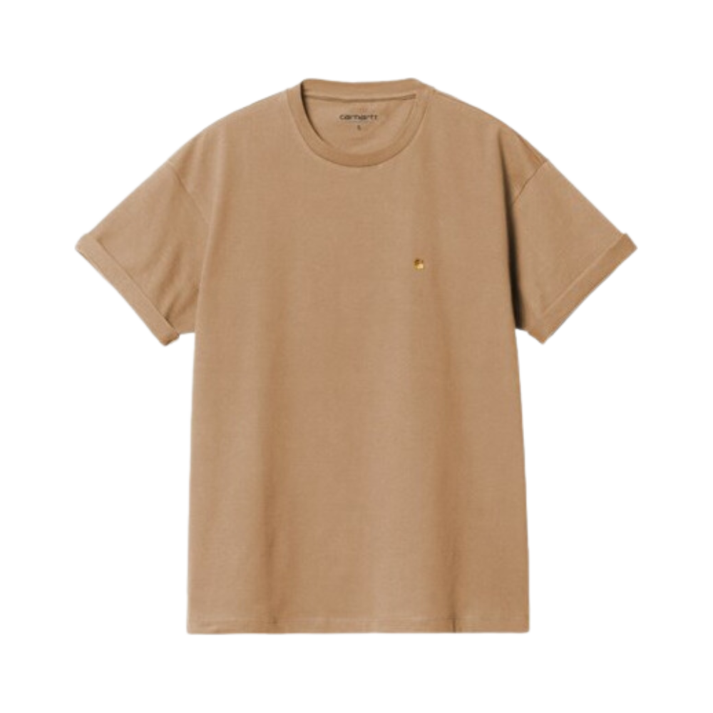 Carhartt - W S/S Chase T-Shirt - Peanut / Gold - T-Shirt