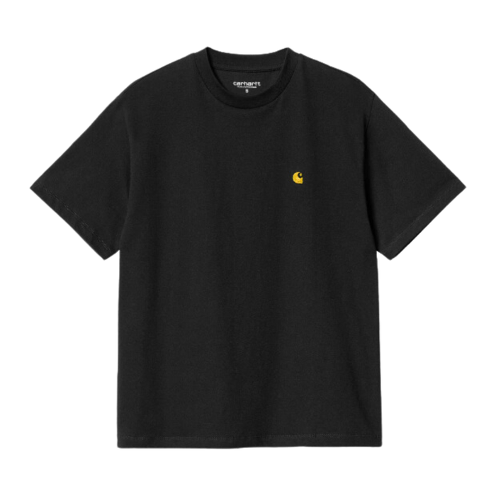 Carhartt WIP - W S/S Chase T-Shirt - Black / Gold - T-Shirt