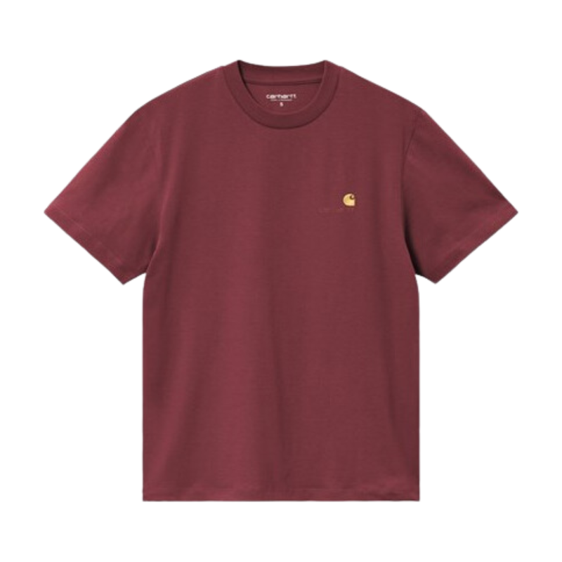 Carhartt - W S/S American Script T-Shirt - Malbec - T-Shirt