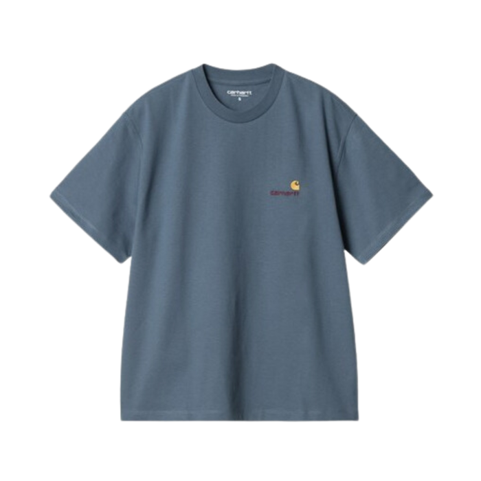 Carhartt - W S/S American Script T-Shirt - Positano - T-Shirt