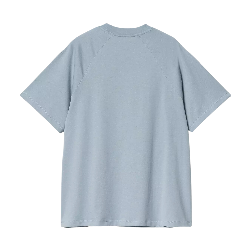 Carhartt - W S/S Signature T-Shirt - Dusty Ice / White - T-Shirt