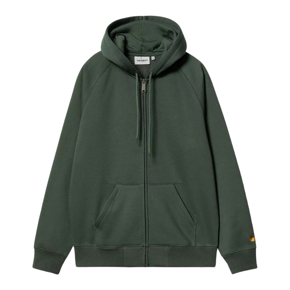 Carhartt - Hooded Chase Jacket - Sycamore Tree / Gold - Zip Hoodie