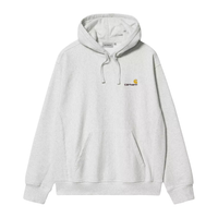 Carhartt - Hooded American Script Sweat - Ash Heather - Hoodie