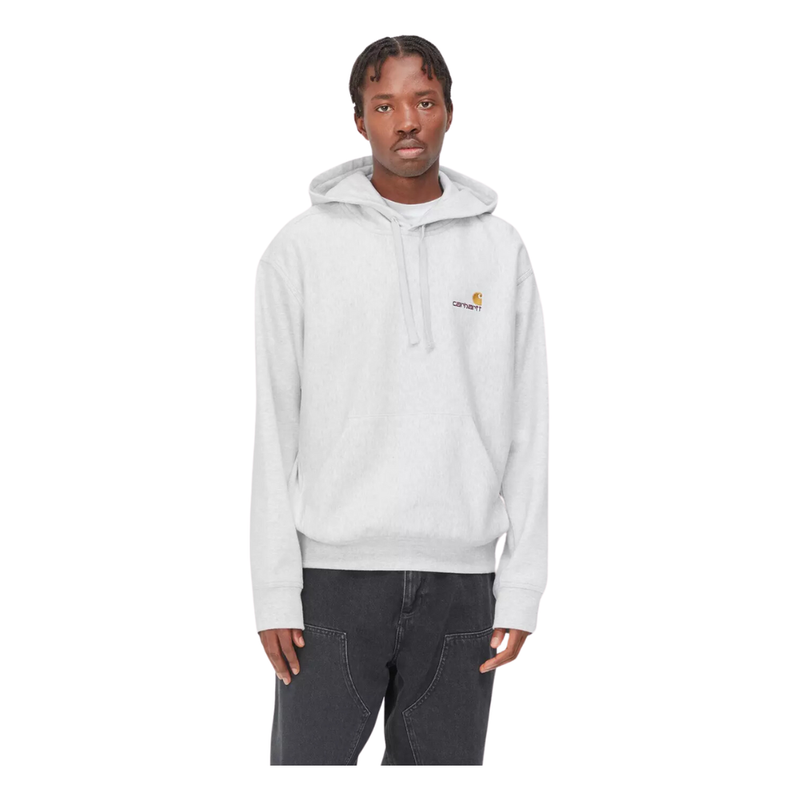 Carhartt - Hooded American Script Sweat - Ash Heather - Hoodie