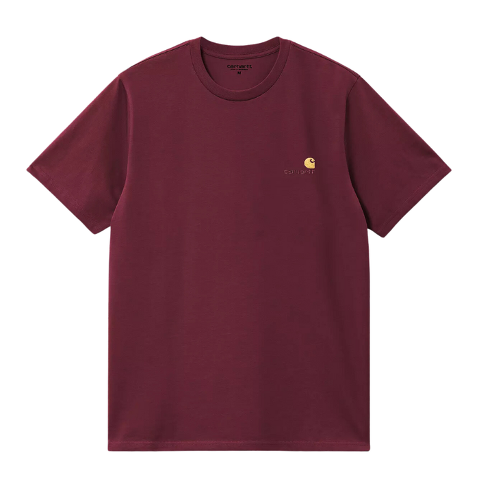 Carhartt - S/S American Script T-Shirt - Malbec - T-Shirt